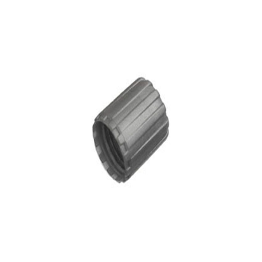 SCHRADER VALVES 20395 Short Grey Plastic Sealing Valve Cap - 100 Pk