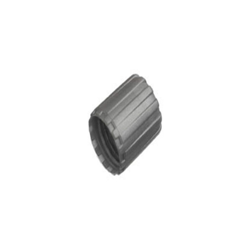SCHRADER VALVES 20395 Short Grey Plastic Sealing Valve Cap - 100 Pk