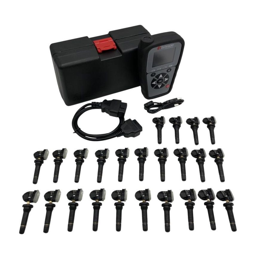 SCHRADER VALVES 21298 S41 TPMS Programming & Scan Tool with 24 Schrader EZ-Sensors