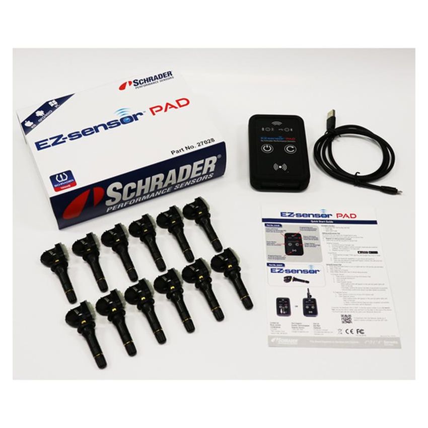 SCHRADER VALVES 27029 EZ-sensor Programming Pad with 12 EZ-sensors