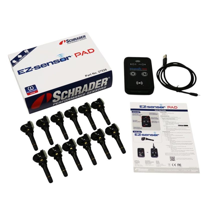 SCHRADER VALVES 27029 EZ-sensor Programming Pad with 12 EZ-sensors