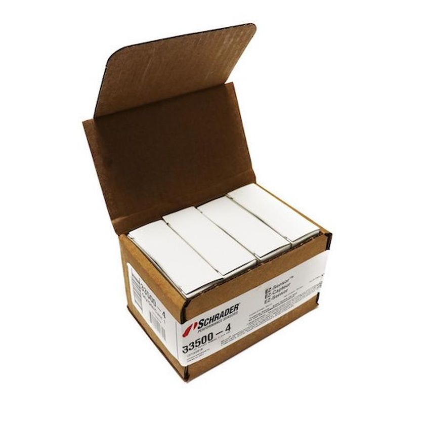 SCHRADER VALVES 33500-4 Schrader EZ-sensor Snap-in 4Pk