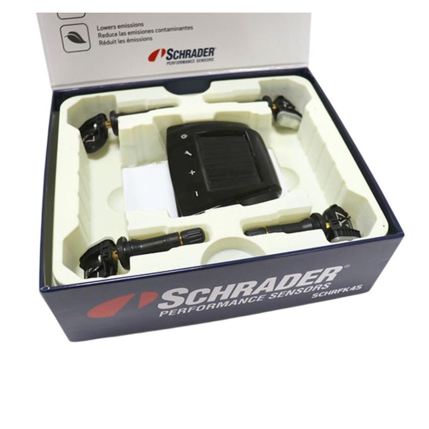 SCHRADER VALVES SCHRFK4S Schrader TPMS Retrofit Kit for Passenger Cars and Light Truck