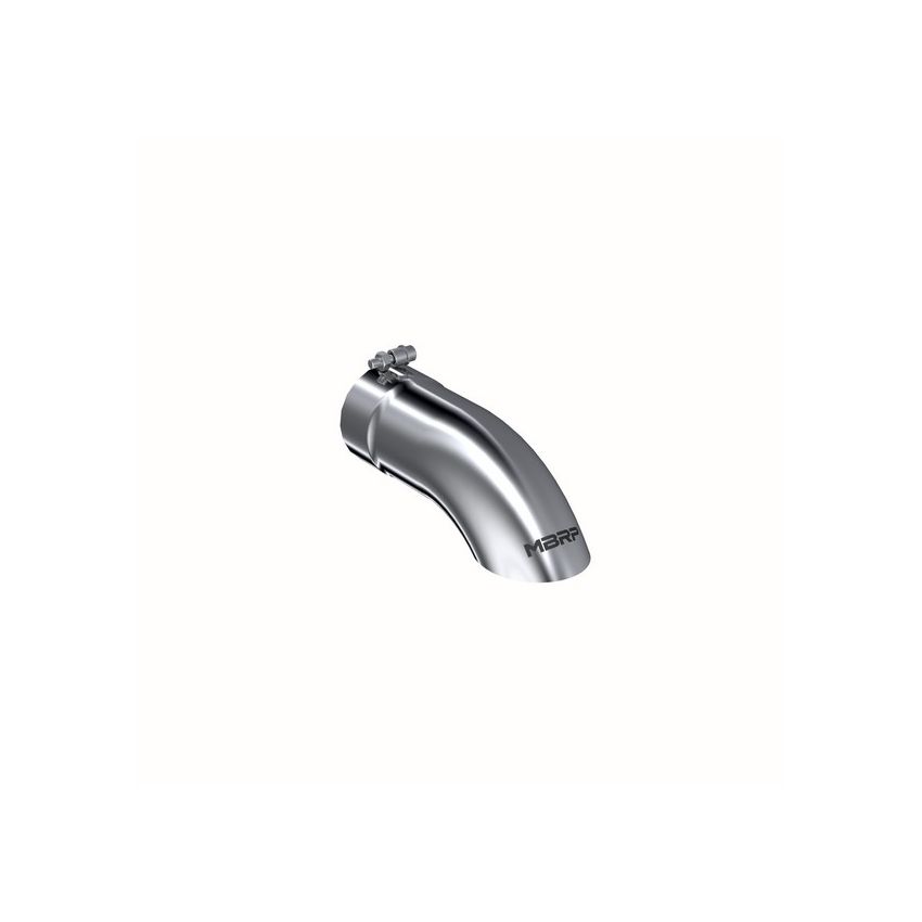 MBRP Exhaust T5081 Tip; 4in. O.D. Turn Down 4in. inlet 12in. length; T304.