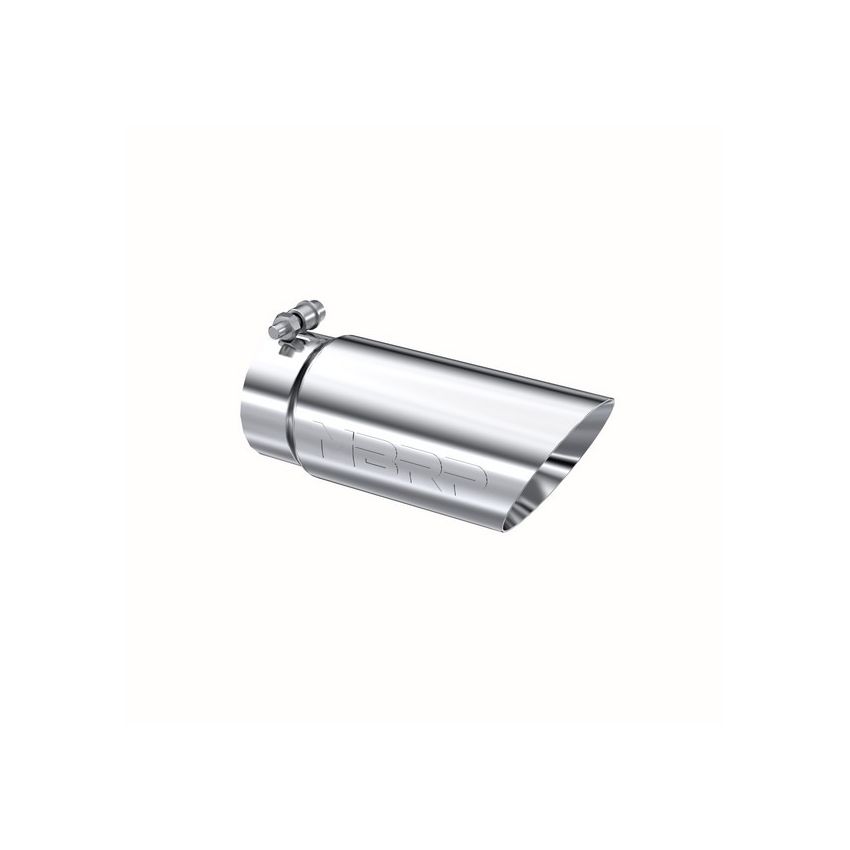 MBRP Exhaust T5110 Tip; 3in. O.D. Dual Wall Angled 4in. inlet 10in. length; T304.