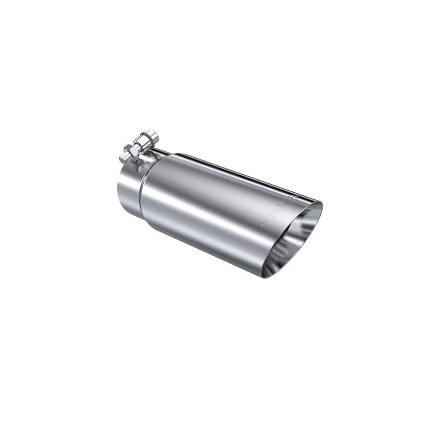MBRP Exhaust T5114 Tip; 3in. O.D. Dual Wall Angled End 3in. inlet 12in. length; T304 Stainless.