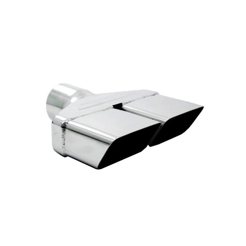 MBRP Exhaust T5118 8In x 2 1/2in ID; Rectangle; 2 1/2in Inlet; 8 1/4in Length; T304.