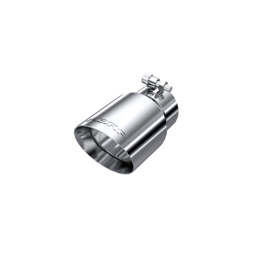 MBRP Exhaust T5122 Tip; 4in. O.D.; Dual Wall Angled; 3in. inlet; 8in. length; T304.