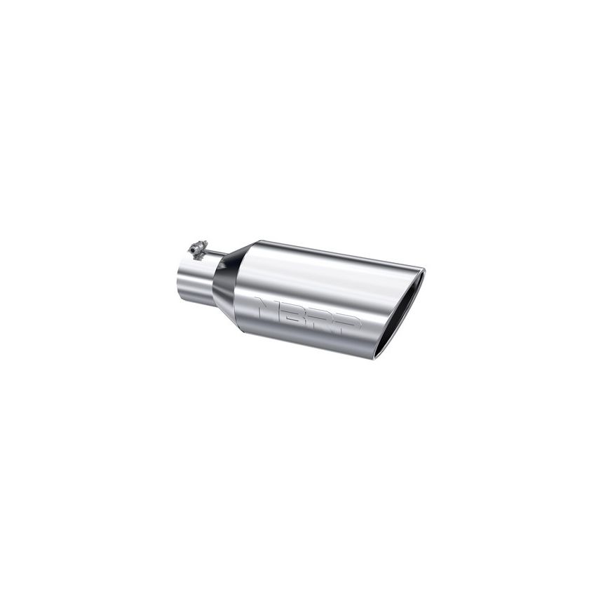 MBRP Exhaust T5126 Tip; 7in. O.D.; Rolled End; 4in. inlet 18in. in length; T304.