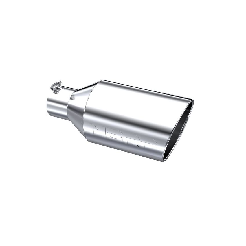 MBRP Exhaust T5128 Tip; 8in. O.D.; Rolled End; 4in. inlet 18in. in length; T304.