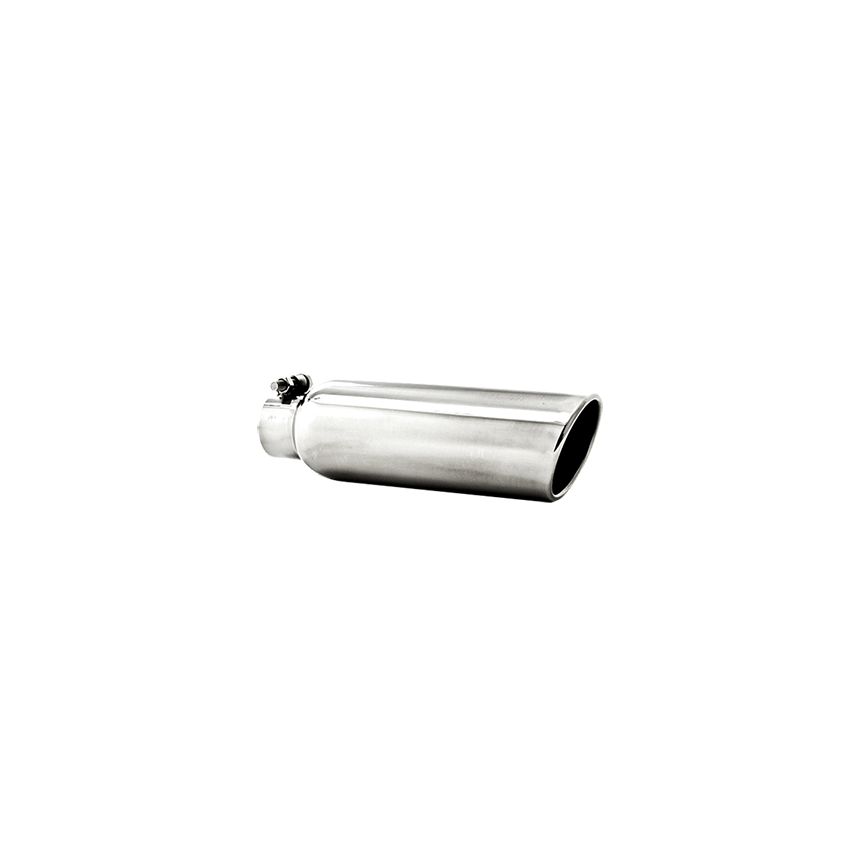 MBRP Exhaust T5147 3.5in. OD; 2.25in. inlet; 12in. in length; Angled Cut Rolled End; T304.
