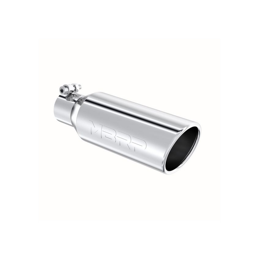 MBRP Exhaust T5150 4in. OD; 2.5in. inlet; 12in. in length; Clampless-no weld T304.