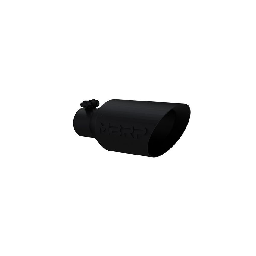 MBRP Exhaust T5161BLK Exhaust Tail Pipe Tip; Black Coated.