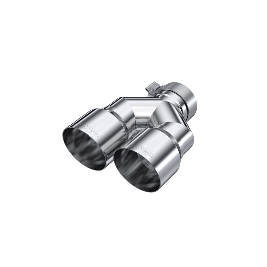 MBRP Exhaust T5182 Tip; 4in. OD Dual Out; 3in. ID; Single Wall; T304