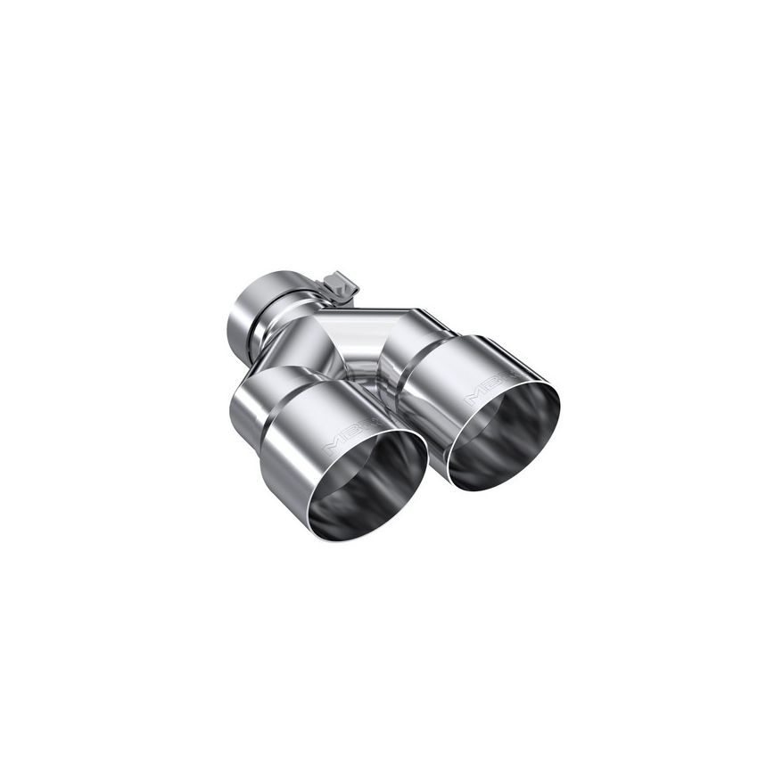 MBRP Exhaust T5183 Tip; 4in. OD Dual Out; 3in. ID; Single Wall; T304