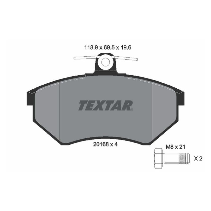 TEXTAR 2016804 Brake Pad Set