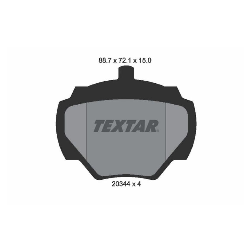 TEXTAR 2034402 Brake Pad Set