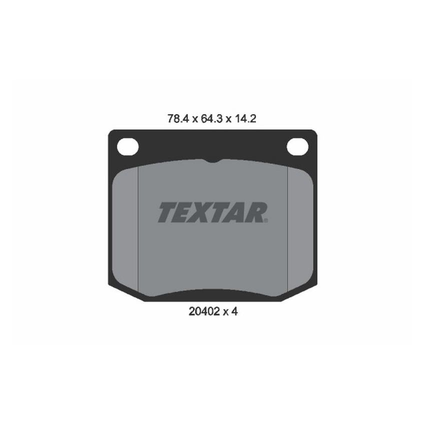 TEXTAR 2040201 Brake Pad Set