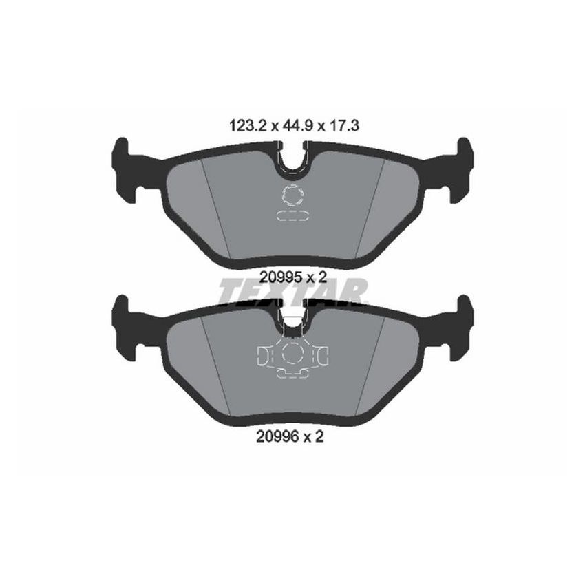 TEXTAR 2099501 Brake Pad Set
