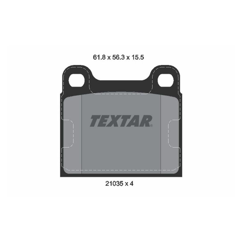 TEXTAR 2103501 Brake Pad Set
