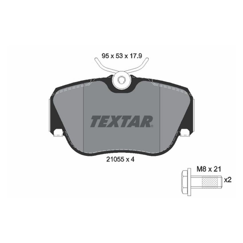 TEXTAR 2105503 Brake Pad Set