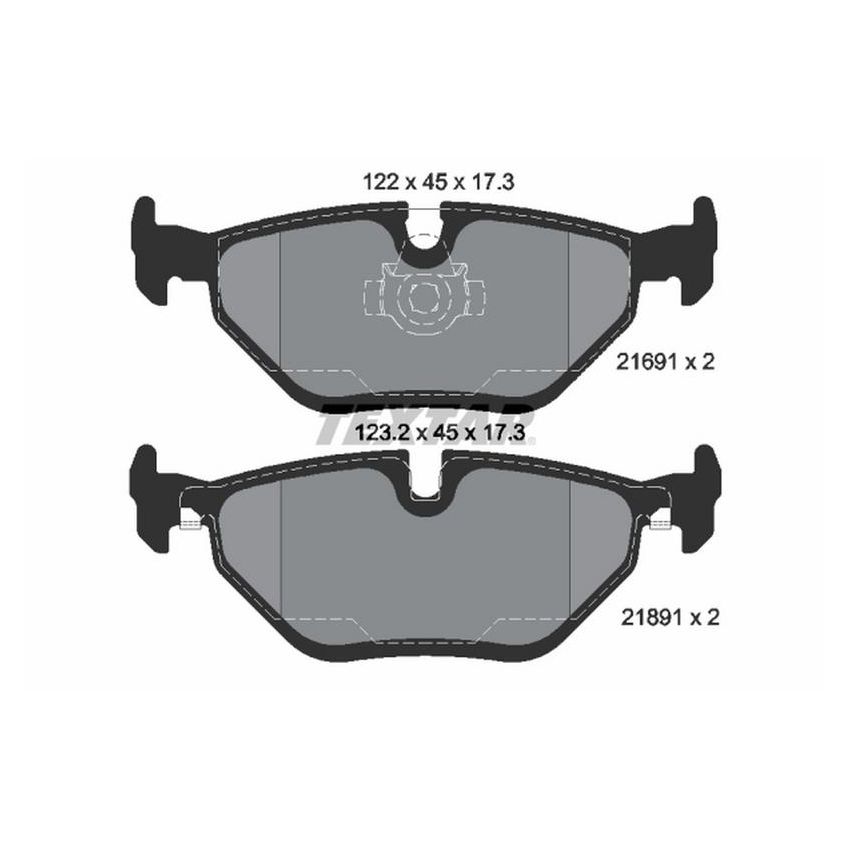 TEXTAR 2169103 Brake Pad Set