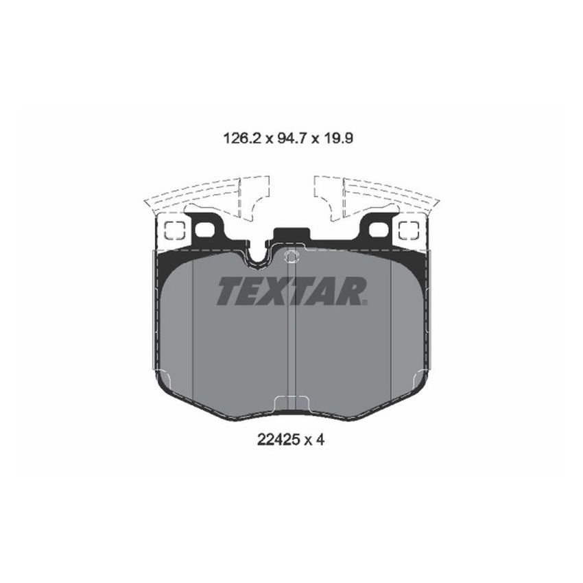 TEXTAR 2242501 Brake Pad Set