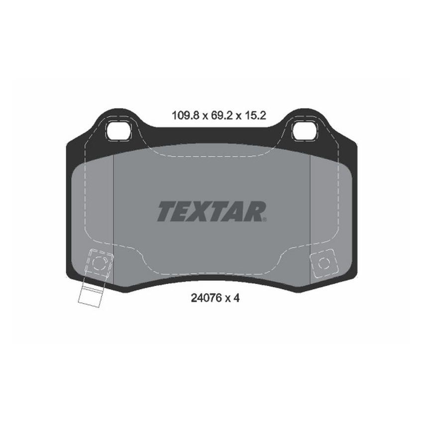 TEXTAR 2407601 Brake Pad Set