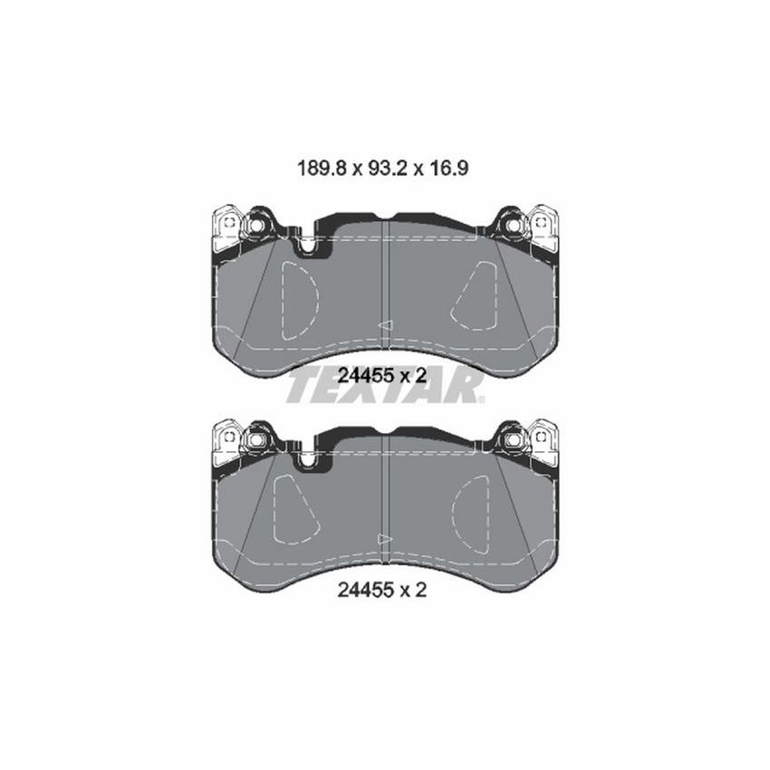 TEXTAR 2445503 Brake Pad Set