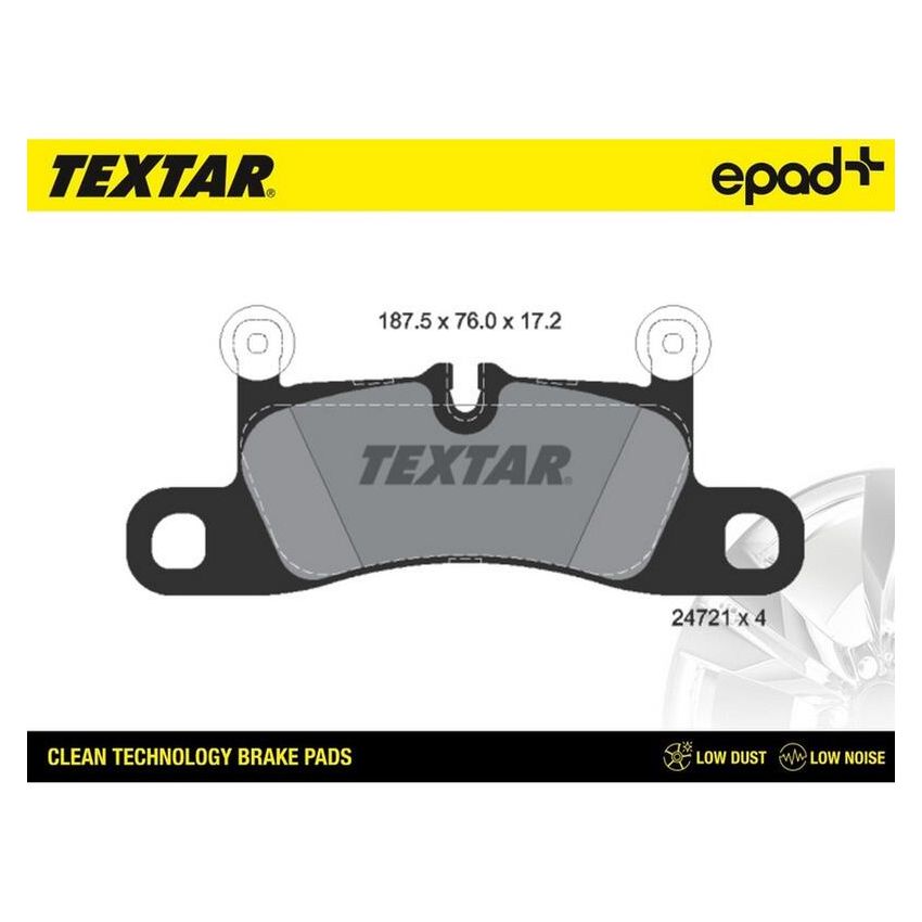 TEXTAR 2472101CP Brake Pad Set