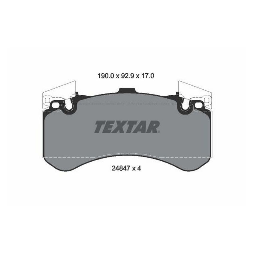 TEXTAR 2484701 Brake Pad Set