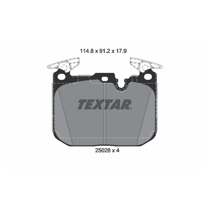 TEXTAR 2502805 Brake Pad Set