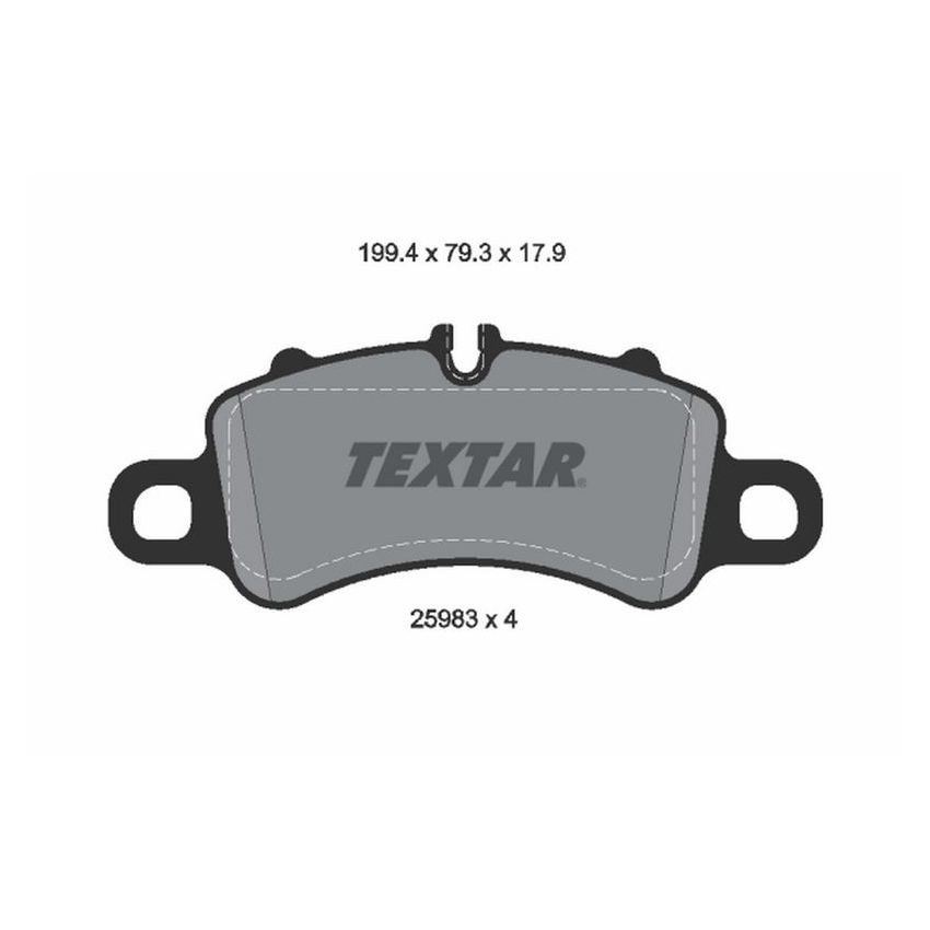 TEXTAR 2598303 Brake Pad Set