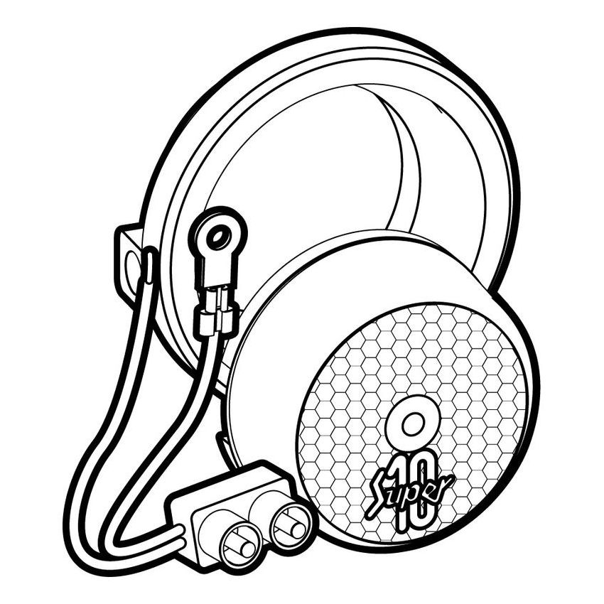 TRUCK-LITE 10028Y Super 10, Incandescent, 2.5