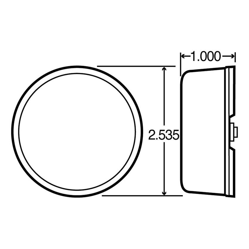TRUCK-LITE 10209C Super 10, Incandescent, 2.5