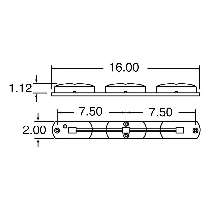 TRUCK-LITE 1216 Light Bar