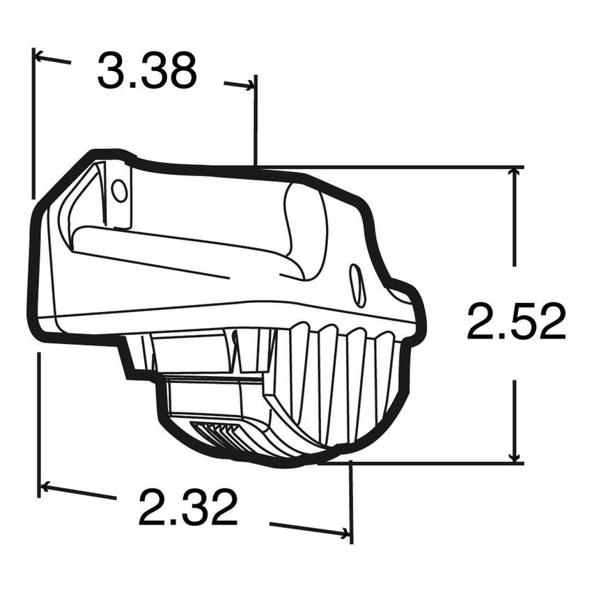 TRUCK-LITE 15011 15 Series, Incandescent, 1