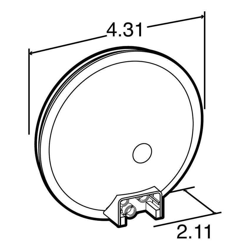 TRUCK-LITE 40004 40 Series, Incandescent, 4