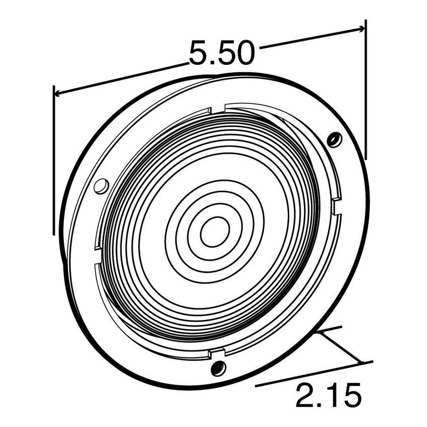 TRUCK-LITE 40262 40 Series, Incandescent, 4