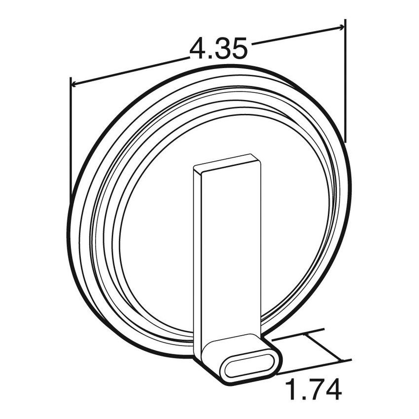 TRUCK-LITE 44102Y Super 44, LED, 4