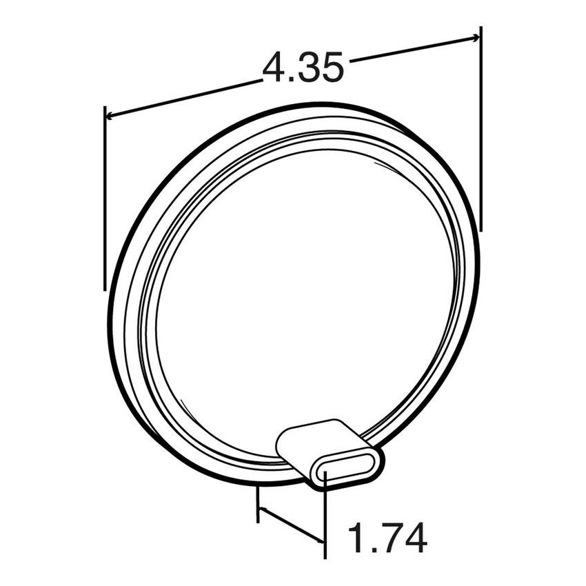 TRUCK-LITE 44201Y Super 44, LED, 4