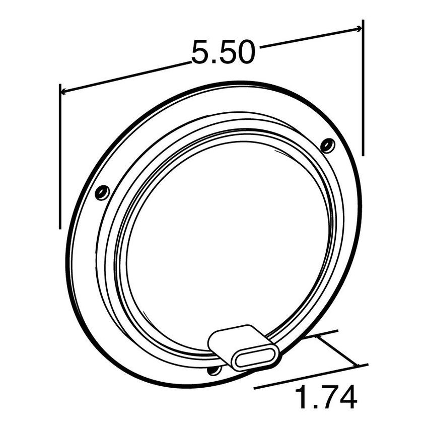 TRUCK-LITE 44239C Super 44, LED, 4