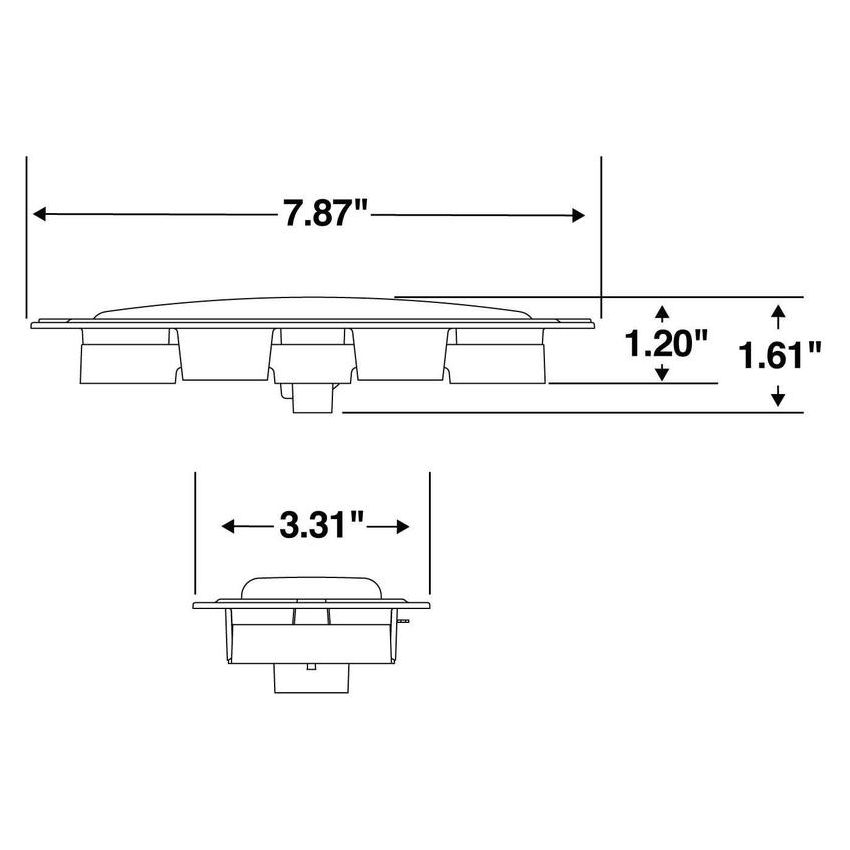 TRUCK-LITE 60282Y 60 Series, LED, 2
