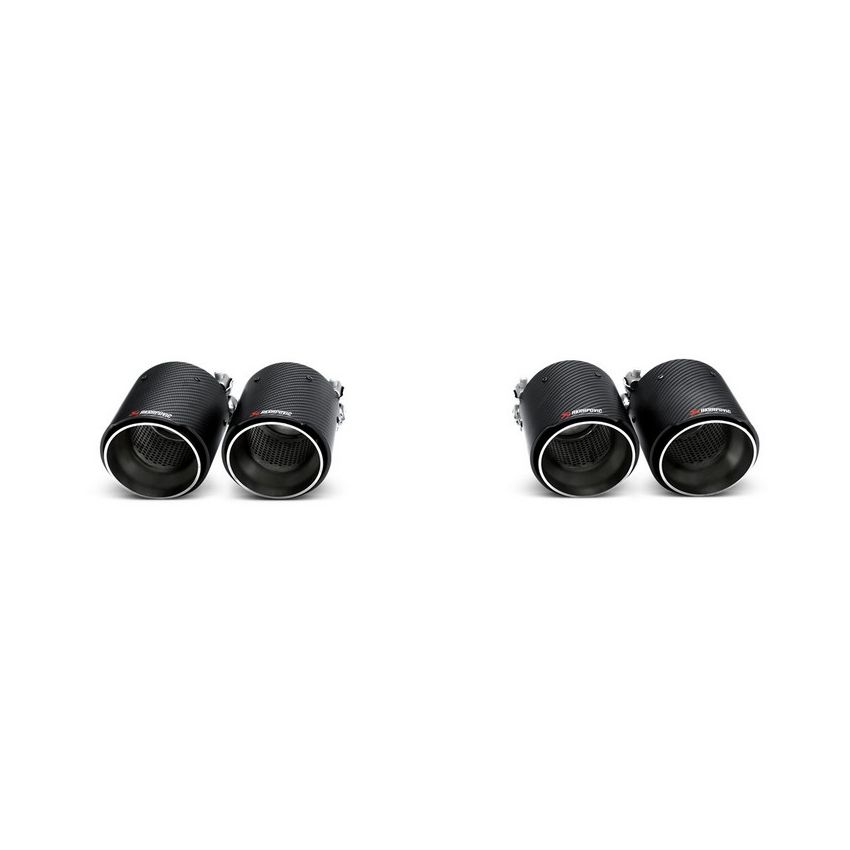 Akrapovic TP-CT/26 Tail pipe set (Carbon)