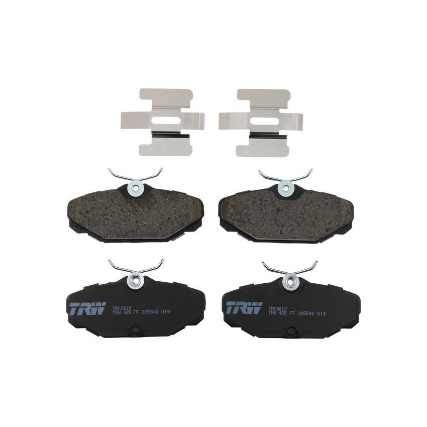 TRW PARTS TRC0610 TRW PREMIUM BRAKING - CERAMIC BRAKE PAD SET - TRC0610