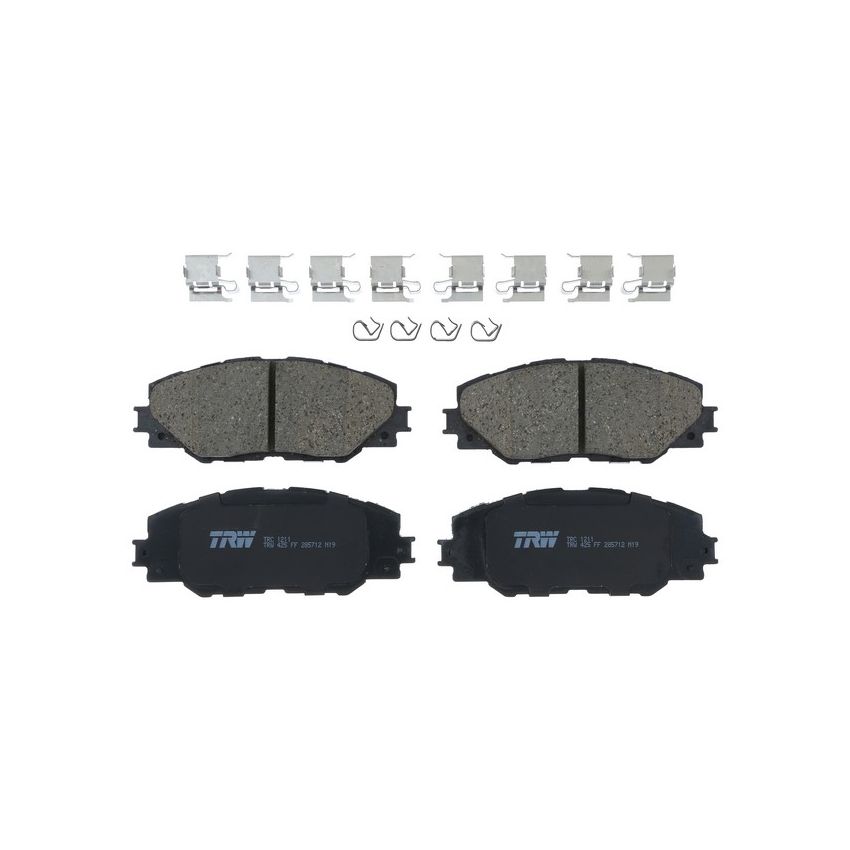 TRW PARTS TRC1211 TRW PREMIUM BRAKING - CERAMIC BRAKE PAD SET - TRC1211