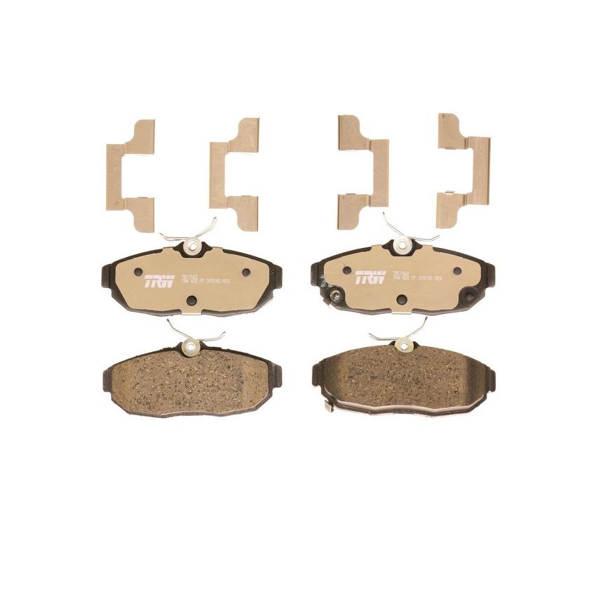TRW PARTS TRC1562 TRW PREMIUM BRAKING - CERAMIC BRAKE PAD SET - TRC1562