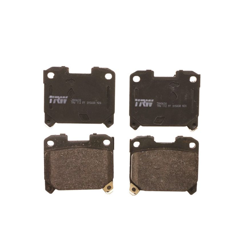TRW PARTS TRH0630 TRW PREMIUM BRAKING - METALLIC BRAKE PAD SET - TRH0630