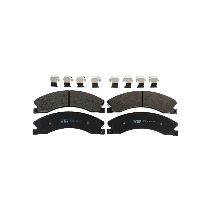 TRW PARTS TRM1411 TRW PREMIUM BRAKING - METALLIC BRAKE PAD SET - TRM1411