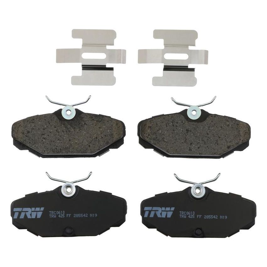 TRW PARTS TRC0610 TRW PREMIUM BRAKING - CERAMIC BRAKE PAD SET - TRC0610